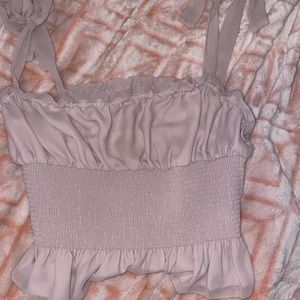 Wilfred Ballad Tie Strap Pink Camisole Tank